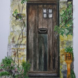 Puerta, dentro de ella hay calidez